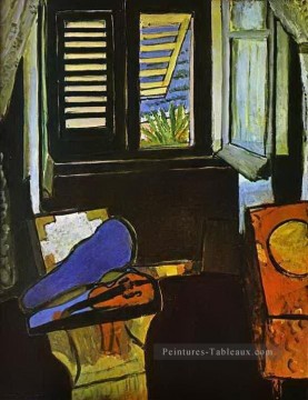  vio - Intérieur avec un violon abstrait fauvisme Henri Matisse